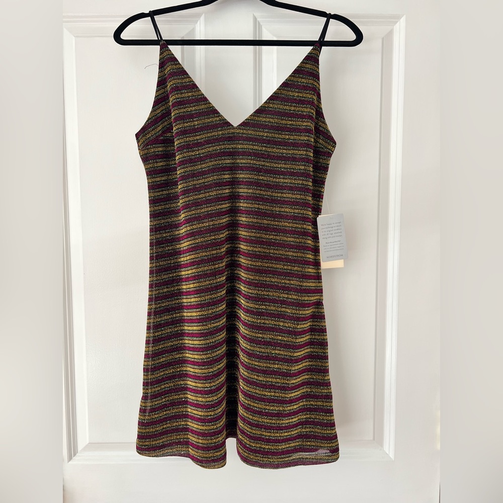Brand new colorful chance dress size medium
